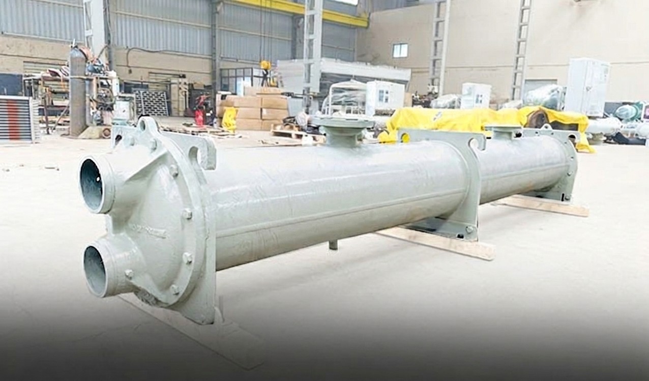 Shell and Tube Condenser for industrial HVAC and refrigeration systems
